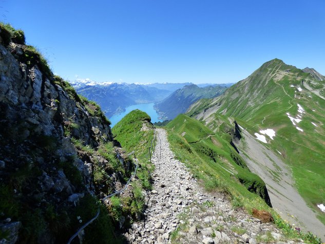 Blick entlang dem Gratweg